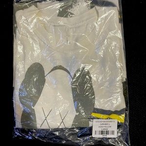 CACTUS JACK + KAWS FOR FRAGMENT TEE AGED YELLOW LARGE